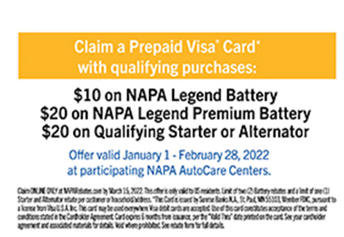 NAPA Coupon